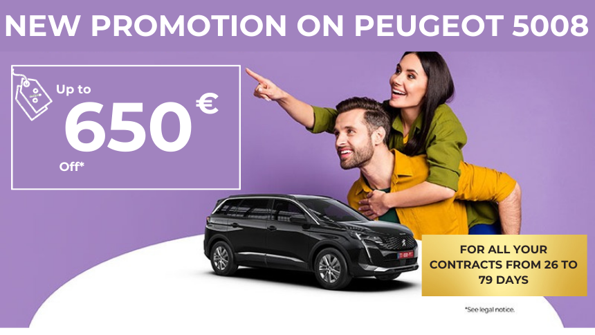 FOR A DELIVERY FROM 20th SEPTEMBER TO 31st DECEMBER 2024, 650€ OFF ON YOUR CONTRACTS FROM 26 TO 79 DAYS