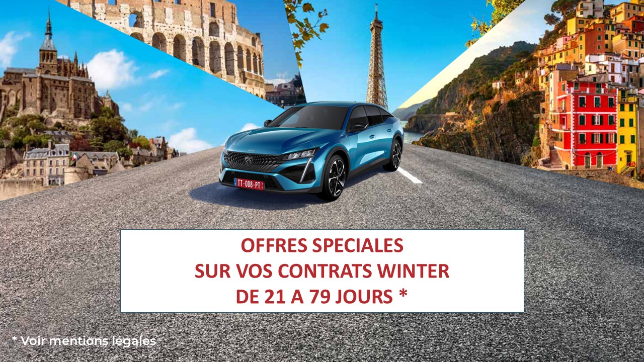 Pour une livraison du 1er août 2025 au 31 décembre 2025, bénéficiez de 200€ sur vos contrats de 21 à 79 jours