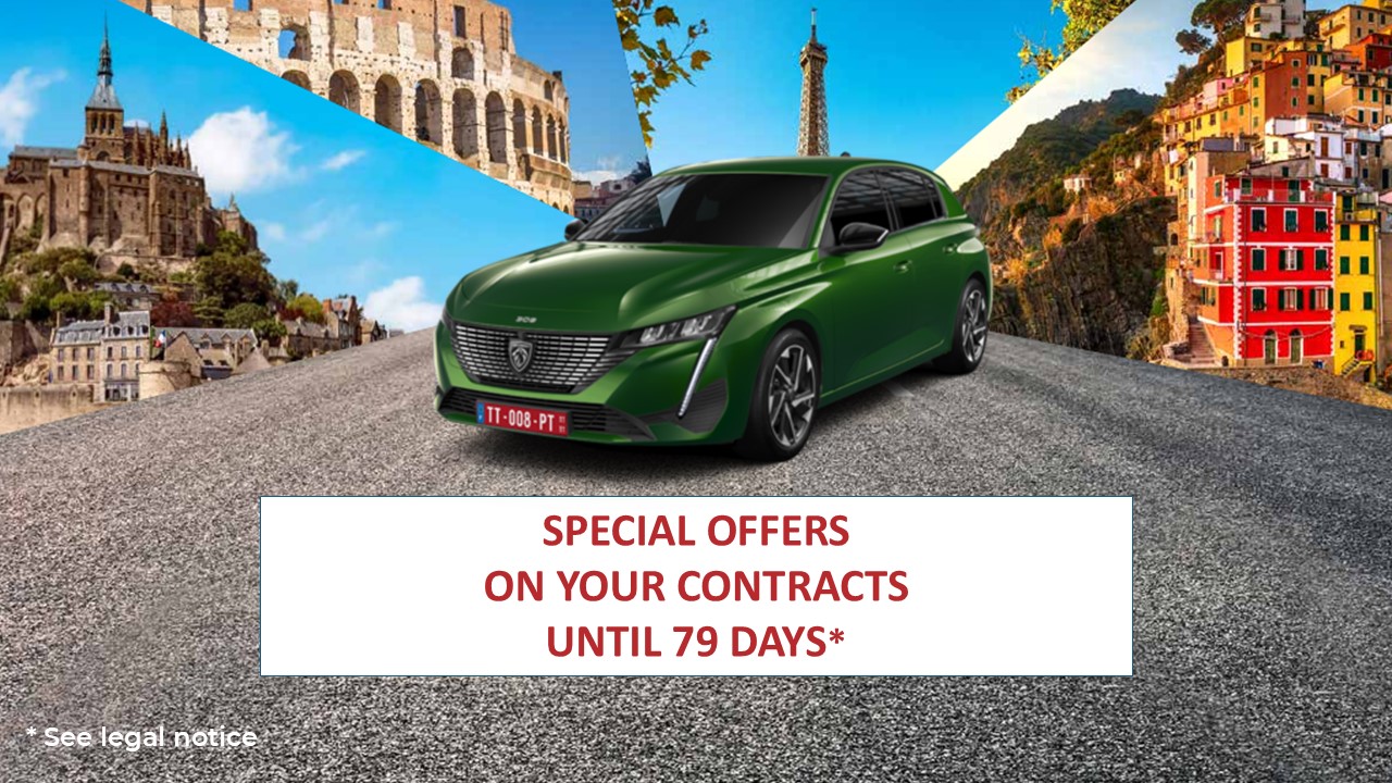 For a delivery from September 8th, 2025 to December 31st, 2025, 70€ off on your contracts until 79 days