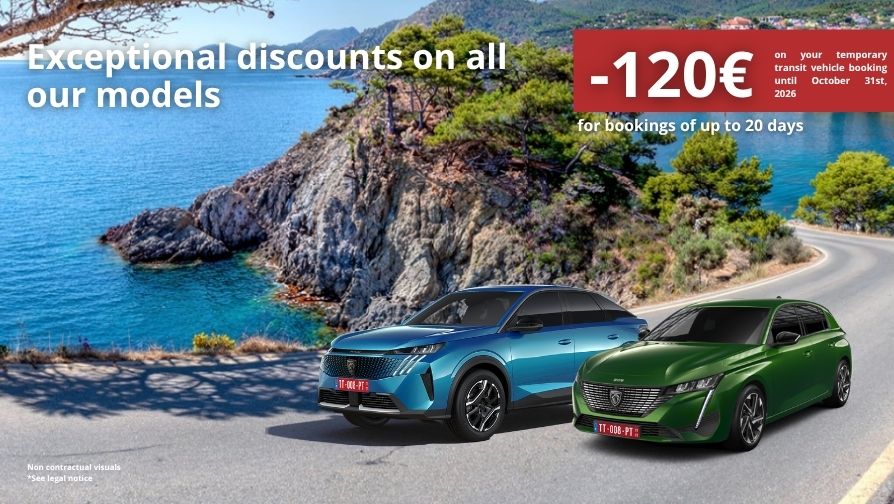 Exclusive discounts for bookings up to 20 days.